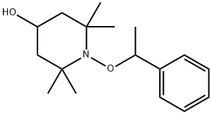 2,2,6,6-TETRAMETHYL-1-(1-PHENYLETHOXY)-& Struktur