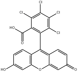 Tetrachlorofluorescein Struktur