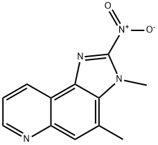 3,4-Dimethyl-2-nitro-3H-imidazo[4,5-F]quinoline Struktur