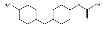 [4-[(4-aminocyclohexyl)methyl]cyclohexyl]carbamic acid  Struktur