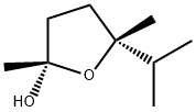 2-Furanol,tetrahydro-2,5-dimethyl-5-(1-methylethyl)-,(2S-cis)-(9CI) Struktur