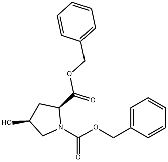 （2s，4s）-dibenzyl 4-hydroxypyrrolidine-1，2-dicarboxylate