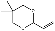 5,5-dimethyl-2-vinyl-1,3-dioxane Struktur