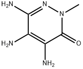 3(2H)-Pyridazinone,  4,5,6-triamino-2-methyl- Struktur