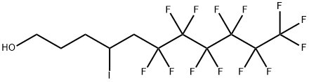 4-IODO-1H,1H,2H,2H,3H,3H,4H,5H,5H-PERFLUOROUNDECAN-1-OL Struktur