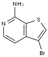 7-AMino-3-broMo-thieno[2,3-c]pyridine Struktur