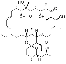 44-homooligomycin A Struktur