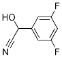 Benzeneacetonitrile, 3,5-difluoro-a-hydroxy- Struktur