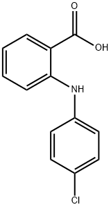 N-(4-CHLOROPHENYL)ANTHRANILIC ACID Struktur