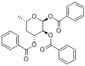 TRI-O-BENZOYL-2-DEOXY-BETA-D-RIBOPYRANOSE Struktur