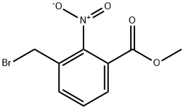 Methyl 3-(broMoMethyl)-2-nitrobenzoate Struktur