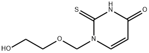 1-(2-HYDROXY-ETHOXYMETHYL)-2-THIOXO-2,3-DIHYDRO-1H-PYRIMIDIN-4-ONE Struktur