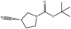 (S)-1-BOC-3-Cyanopyrrolidine Struktur