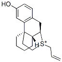 S-allyl-3-hydroxy-17-thioniamorphinan Struktur