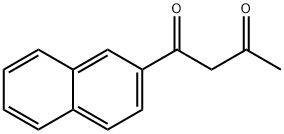 1-naphthalen-2-ylbutane-1,3-dione Struktur