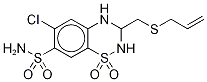 Althiazide-d5 Struktur