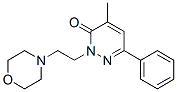 2-(2-Morpholinoethyl)-4-methyl-6-phenylpyridazine-3(2H)-one Struktur