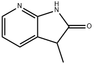 3-Methyl 7-Azaoxindole Struktur