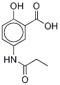 N-Propionyl Mesalazine-d3 Struktur