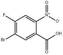 5-Bromo-4-fluoro-2-nitrobenzoic acid Struktur