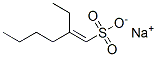 2-Ethylhexene-1-sulfonic acid sodium salt Struktur