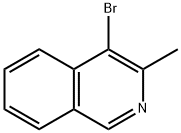 4-BROMO-3-METHYL-ISOQUINOLINE Struktur