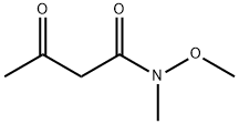 BUTANAMIDE, N-METHOXY-N-METHYL-3-OXO- Struktur