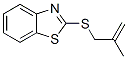 Benzothiazole, 2-[(2-methyl-2-propenyl)thio]- (9CI) Struktur