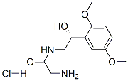 midodrine hydrochloride Struktur