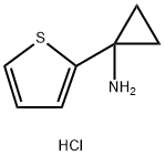 [1-(2-Thienyl)cyclopropyl]amine hydrochloride Struktur