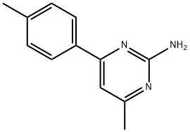 4-METHYL-6-(4-METHYLPHENYL)PYRIMIDIN-2-AMINE Struktur