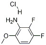 2,3-Difluoro-6-Methoxy-phenylaMine Hydrochloride Struktur