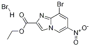 6-Nitro-8-broMo-iMidazo[1,2-a]pyridine-2-carboxylic acid ethyl ester hydrobroMide Struktur