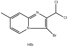 3-BroMo-2-dichloroMethyl-7-Methyl-iMidazo[1,2-a]pyridine hydrobroMide Struktur