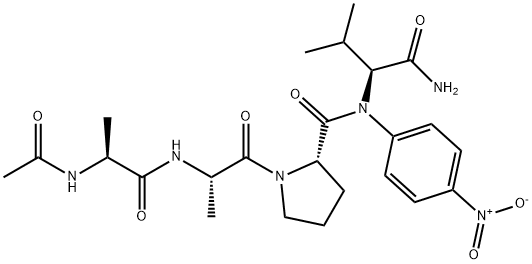 AC-ALA-ALA-PRO-VAL-PNA Structure