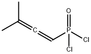 1-dichlorophosphoryl-3-methyl-buta-1,2-diene Struktur