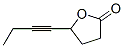 2(3H)-Furanone, 5-(1-butynyl)dihydro- (9CI) Struktur