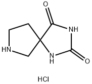 1,3,7-Triazaspiro[4.4]Nonane-2,4-Dione Hydrochloride Struktur