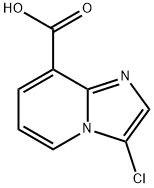 3-chloroimidazo[1,2-a]pyridine-8-carboxylic acid Struktur