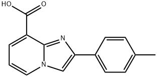 2-p-Tolyl-iMidazo[1,2-a]pyridine-8-carboxylic acid Struktur