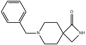 7-benzyl-2,7-diazaspiro[3.5]nonan-1-one Struktur