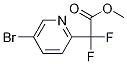 (5-BroMo-pyridin-2-yl)-difluoro-acetic acid Methyl ester Struktur