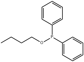 butyl diphenylphosphinite Struktur