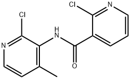 2-Chloro-N-(2-chloro-4-methylpyridin-3-yl)nicotinamide Structure