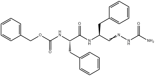 Z-PHE-PHE-ALDEHYDE SEMICARBAZONE Struktur