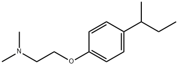 N,N-dimethyl-2-(4-sec-butylphenoxy)ethylamine Struktur