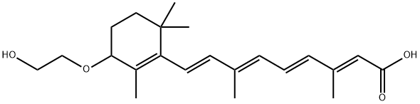 4-(2-hydroxyethoxy)retinoic acid Struktur