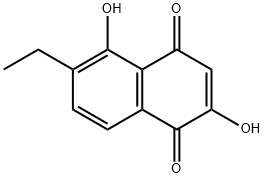 1,4-NAPHTHOQUINONE,6-ETHYL- Struktur