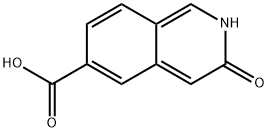 3-hydroxyisoquinoline-6-carboxylic acid Struktur