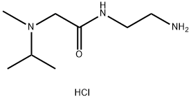 2-(N-isopropyl-N-MethylaMino)-N-(2-aMinoethyl)acetaMide dihydrochloride Struktur